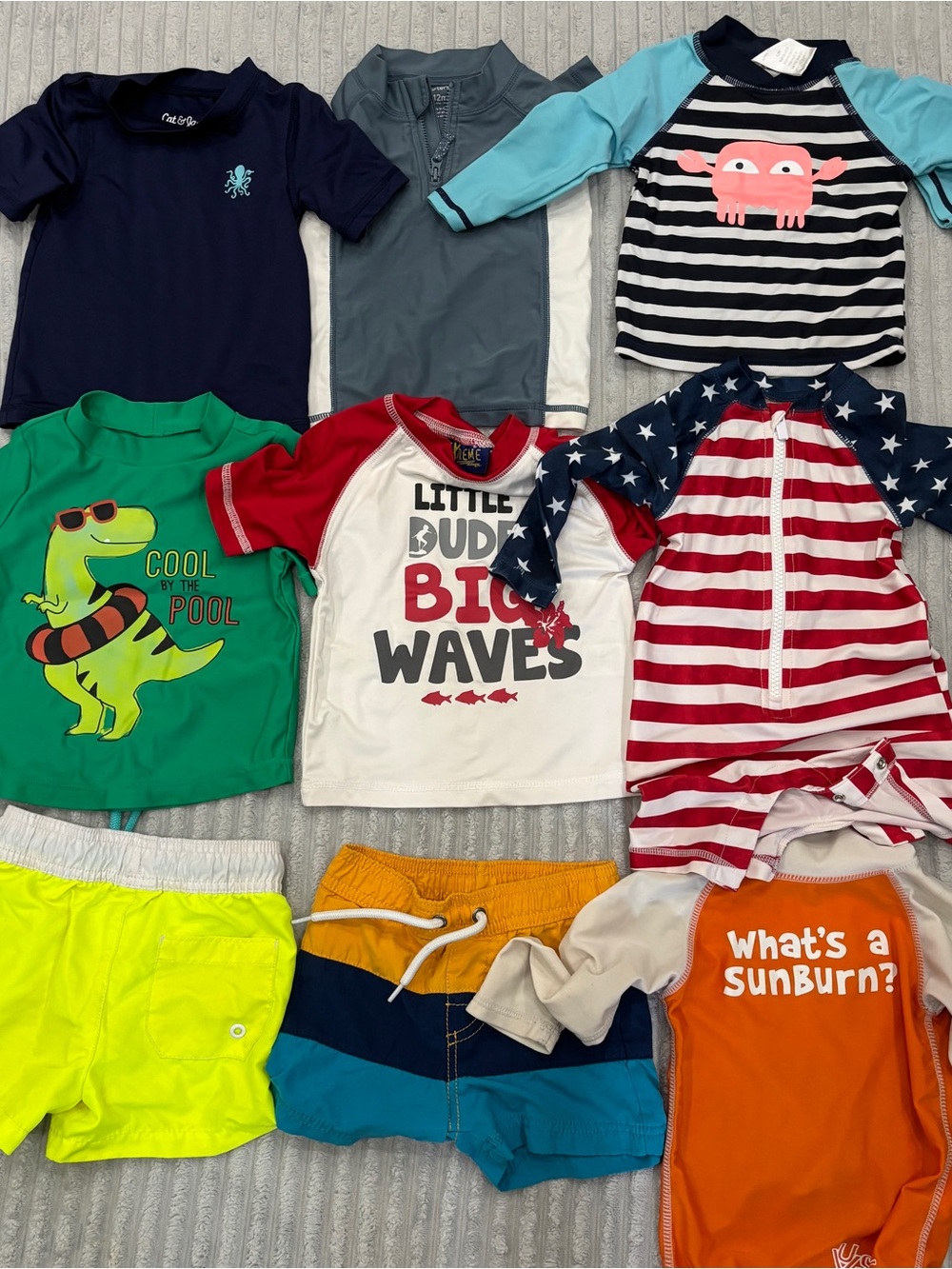 Assorted Baby/Toddler Swimwear Set with Fun Prints
